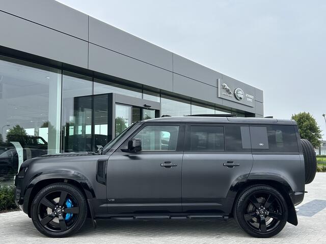 Land Rover DEFENDER Defender 110 5.0 525pk V8 AWD Carpathian Edition | NL auto | Satin film | Nieuw door ons geleverd | Tan interieur |