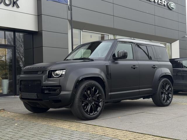Land Rover DEFENDER P635 110 Octa Black | Nieuw | Narvik Black | Satin