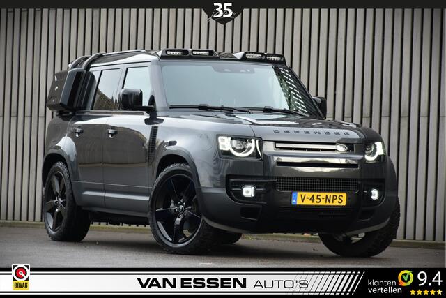 Land Rover DEFENDER 3.0 D200 MHEV 110 SE Grijs Kenteken Luchtvering Pano 360-Camera Trekhaak Meridian BOMVOL!