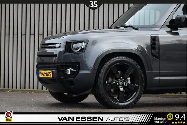 Land Rover DEFENDER 3.0 D200 MHEV 110 SE Grijs Kenteken Luchtvering Pano 360-Camera Trekhaak Meridian BOMVOL!