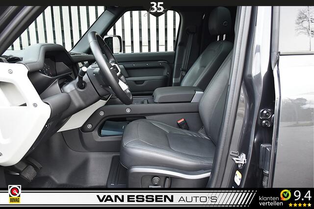 Land Rover DEFENDER 3.0 D200 MHEV 110 SE Grijs Kenteken Luchtvering Pano 360-Camera Trekhaak Meridian BOMVOL!