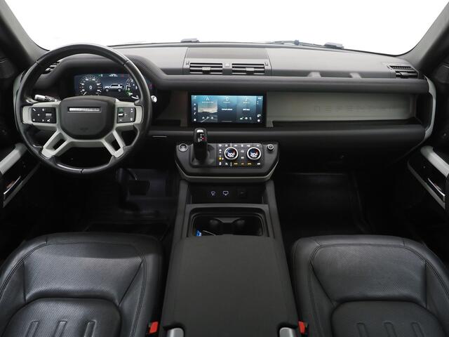 Land Rover DEFENDER 110 2.0 P400e | Panoramadak | Luchtvering | Meridian | 360 | Keyless | Trekhaak | Leder | Carplay