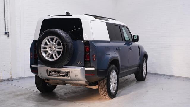Land Rover DEFENDER Landrover 3.0 D250 110 Grijs Kenteken 3-Zits Leder Zwart 360 Camera, Navi, Apple Carplay, LED Koplampen