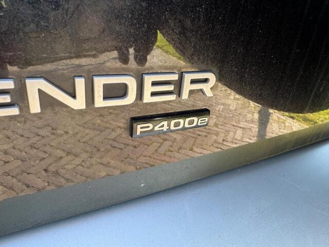 Land Rover DEFENDER P400e 404pk AWD Aut 2021 Santorini Black Luchtvering dealeronderhouden