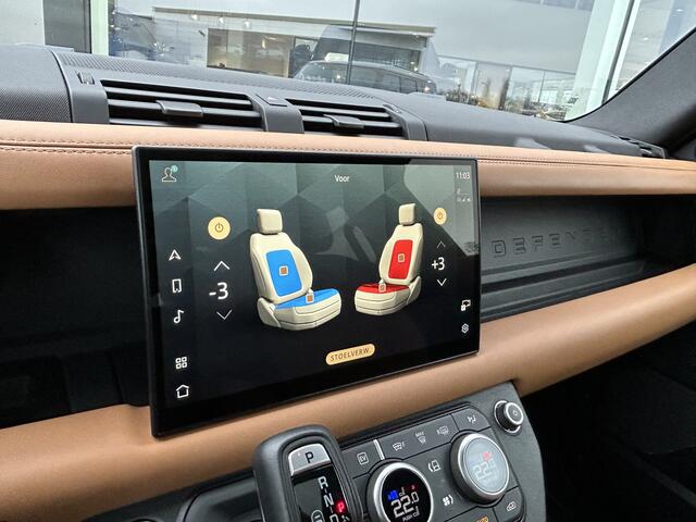 Land Rover DEFENDER 110 P400e 404pk AWD 110 X-Dynamic HSE | Panoramisch schuifdak | Geklimatiseerde voorstoelen | Cognac (Tan) leder |