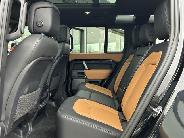 Land Rover DEFENDER 110 P400e 404pk AWD 110 X-Dynamic HSE | Panoramisch schuifdak | Geklimatiseerde voorstoelen | Cognac (Tan) leder |