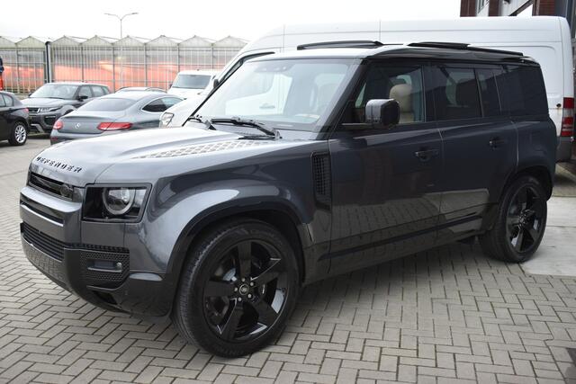 Land Rover DEFENDER 110 2.0 P300e 110 X-Dynamic HSE Carpahtian Grey met Caraway interieur