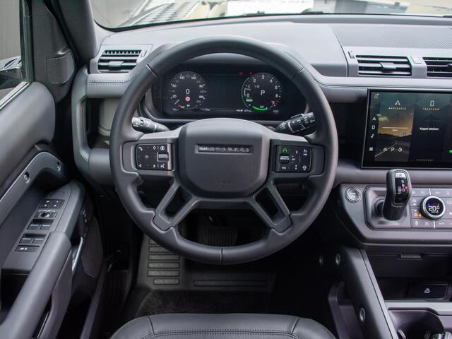 Land Rover DEFENDER 110 2.0 P300e 110 X-Dynamic SE l Adapt. Cruise l Black Pack l 360 Camera l Sfeerverlichting l Stuurwiel verwarming |