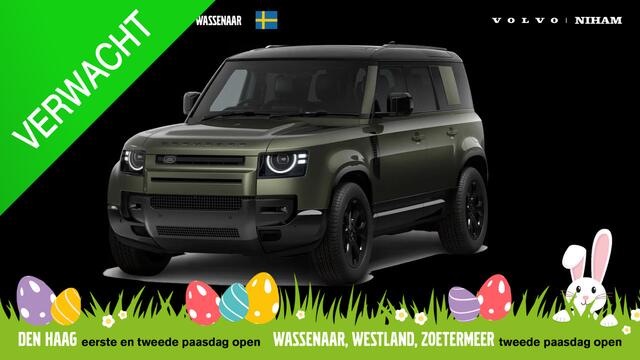 Land Rover DEFENDER 110 2.0 P300e 110 X-Dynamic SE WOOLSTONE METALLIC|PANO DAK|TREKHAAK|20"LM VELGEN|COLD CLIMATE PACK|STOELVERWARMING| VERWACHT 08-2026