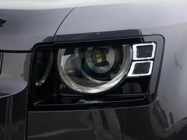 Land Rover DEFENDER 110 2.0 P300e 110 X-Dynamic l 6 Persoons l Schuif- /kantel Pano l Adapt. Cruise l Black Pack l 360 Camera