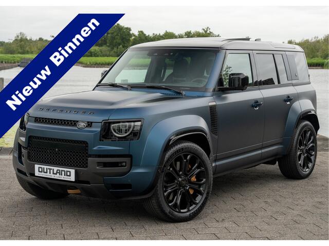 Land Rover DEFENDER 110 4.4 P635 110 Octa Sargasso Blue Satin - Carbon Exterior Pack - Trekhaak