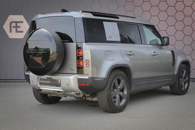Land Rover DEFENDER 110 P400e | PANORAMADAK | STOELVERWARMING | COLD CLIMATE PACK INCL. VOORRUIT EN STUURWIELVERWARMING | ELEK. TREKHAAK | LED KOPLAMPEN | VIRTUAL MIRROR