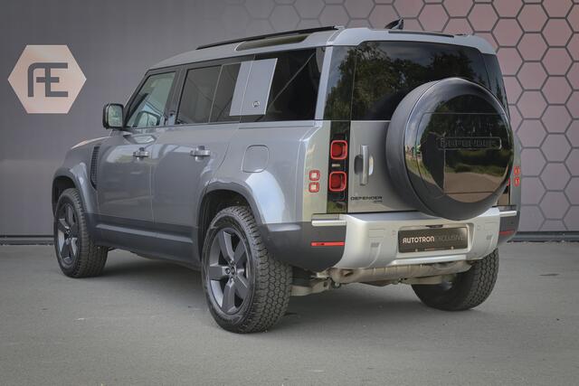 Land Rover DEFENDER 110 P400e | PANORAMADAK | STOELVERWARMING | COLD CLIMATE PACK INCL. VOORRUIT EN STUURWIELVERWARMING | ELEK. TREKHAAK | LED KOPLAMPEN | VIRTUAL MIRROR