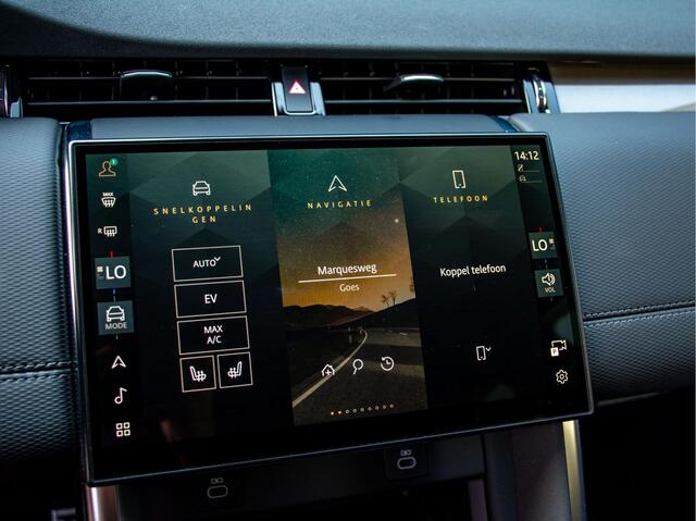 Land Rover DISCOVERY SPORT P300e 1.5 R-Dynamic SE | Adapt. Cruise | Stoelverwarming | Blackpack | Facelift | Panorama dak | 360° camera |