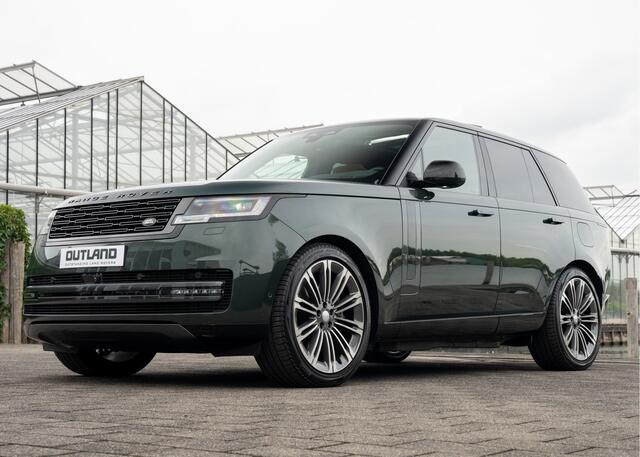 Land Rover RANGE ROVER P550e Autobiography | VERWACHT Augustus '25 | Belgravia Green Metallic | Cognac leder | Shadow Pack | 23" inch |