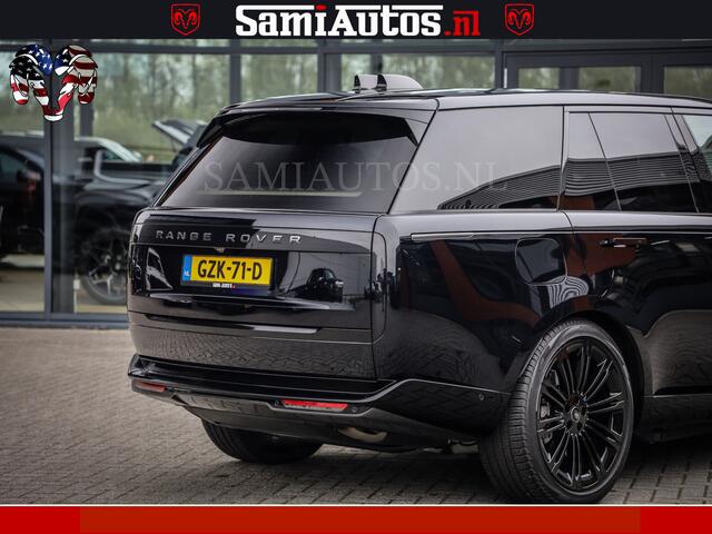 Land Rover RANGE ROVER P550e 551 PK GARANTIE TOT 14-03-2029 | ACHTERAS BESTURING | SOFT CLOSE | HEAD-UP | PHEV | 23 INCH VELGEN | PANORAMADAK | STUURVERWARMING | STOEL KOELING | Fabrieksgarantie tot 14-03-2029 - Geniet van gemoedsrust met uitgebreide dekking tot deze datum. GZK
