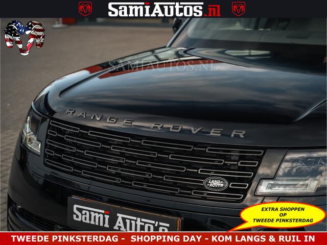 Land Rover RANGE ROVER P550e 551 PK GARANTIE TOT 14-03-2029 | ACHTERAS BESTURING | SOFT CLOSE | HEAD-UP | FACELIFT MODEL | 23 INCH VELGEN | PANORAMADAK | STUURVERWARMING | STOEL KOELING | Incl btw | Fabrieksgarantie tot 14-03-2029 - Geniet van gemoedsrust met uitgebreide dekkin