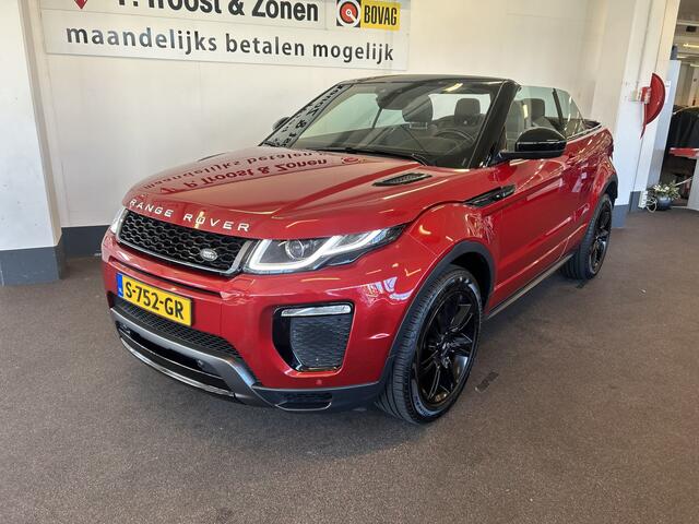 Land Rover RANGE ROVER EVOQUE Convertible 2.0 Si4 HSE Dynamic | Dealer onderhouden | Lederen bekleding+memory | Meridian audio | Dodehoeksdetectie | Achteruitrijcamera | Stoelverwarming | Cruise control | Climate control | 19'' INCH