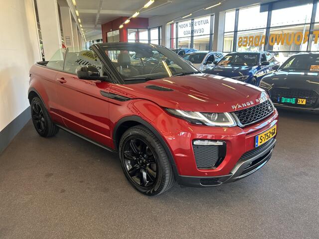 Land Rover RANGE ROVER EVOQUE Convertible 2.0 Si4 HSE Dynamic | Dealer onderhouden | Lederen bekleding+memory | Meridian audio | Dodehoeksdetectie | Achteruitrijcamera | Stoelverwarming | Cruise control | Climate control | 19'' INCH