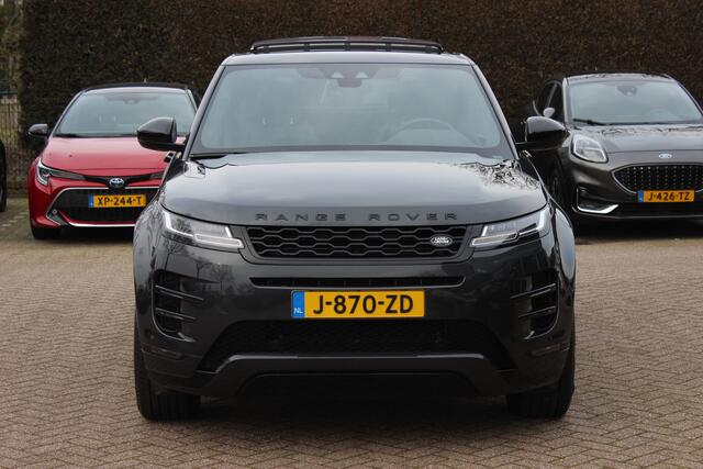 Land Rover RANGE ROVER EVOQUE 1.5 P300e AWD HSE R-Dynamic NL. Auto / Panoramadak / Camera / Luxe Leder / Meridian / Keyless / 20'' / Navigatie / Stoelverwarming / Dodehoek / DAB / ACC