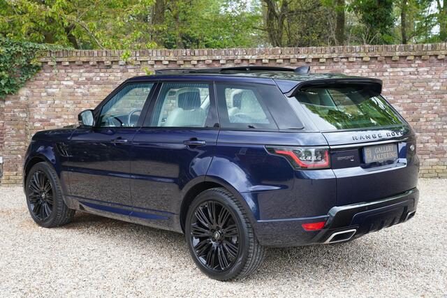 Land Rover RANGE ROVER SPORT HSE 3.0 SDV6 "BTW/VAT" Finished in Portofino Blue with the Black Exterior Pack, Luxury HSE version: including a Sliding Panoramic Roof and piano lacquer black veneer, Distinctive colour scheme with a contrasting Ivory leather interior, Much sought after 