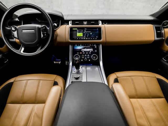 Land Rover RANGE ROVER SPORT 3.0 V6 SC HSE Dynamic Sport 340Pk (PANORAMADAK, SFEER VERLICHTING, HEAD-UP DISPLAY, KEYLESS ENTRY, STANDKACHEL, KOELKAST, STOELKOELING/VERWARMING, DEALER ONDERHOUDEN, APPLE CARPLAY, MEMORY STOELEN, NIEUWSTAAT)