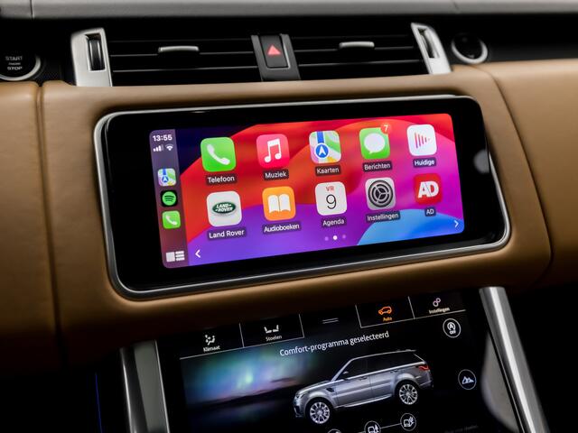 Land Rover RANGE ROVER SPORT 3.0 V6 SC HSE Dynamic Sport 340Pk (PANORAMADAK, SFEER VERLICHTING, HEAD-UP DISPLAY, KEYLESS ENTRY, STANDKACHEL, KOELKAST, STOELKOELING/VERWARMING, DEALER ONDERHOUDEN, APPLE CARPLAY, MEMORY STOELEN, NIEUWSTAAT)