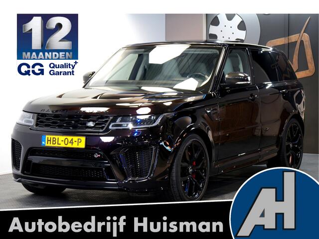 Land Rover RANGE ROVER SPORT 5.0 V8 SC SVR 423kW/575pk Aut8 Carbon Edition PANORAMADAK + CARBON IN-&EXTERIEUR + PERFORMANCE STOELEN + MERIDIAN AUDIO + ADAPT.CRUISE + EL.TREKHAAK + CAMERA + STOELVERWARMING&-KOELING + KEYLESS + PARKSENSOREN + 22" LM-VELGEN!!