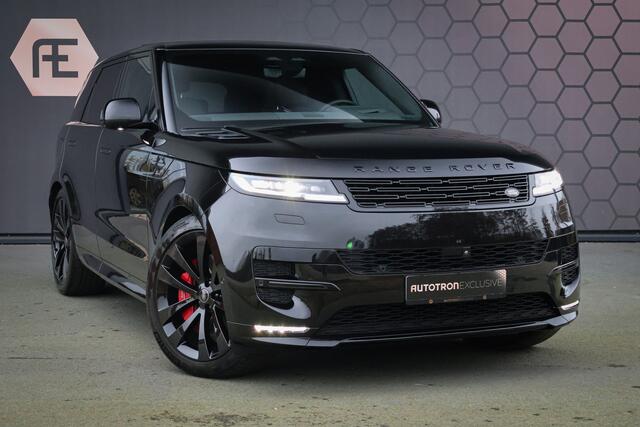 Land Rover RANGE ROVER SPORT P510e First Edition | ADAPTIVE CRUISE | STOELVERWARMING & VERKOELING | MASSAGE | CARBON INTERIEUR | 360 CAMERA | SUEDE HEMEL | TREKHAAK | SCHERMPJES MET NETFLIX | SPIEGELCAMERA |