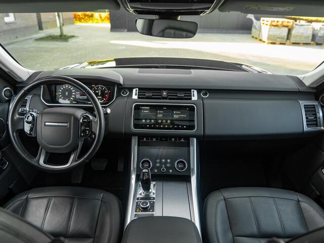 Land Rover RANGE ROVER SPORT P400e HSE Dynamic Stealth MY21 | Panodak | Meridian Surround | Volleder | Matrix LED | CarPlay | LaneAssist | Adap Cruise | Camera | Achterbank + Stuur verw | Luchtvering | Memory | Dakrails | Trekhaak | Etc.. JLR- dealer onderhouden