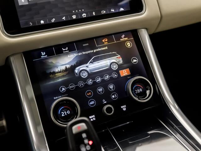 Land Rover RANGE ROVER SPORT 2.0 P400e Autobiography Dynamic 404Pk Automaat (PANORAMADAK, KOELKAST, LUCHTVERING, MERIDIAN AUIDIO, MASSAGE, MEMORY SEATS, STUURWIEL VERWARMD, NIEUWSTAAT)