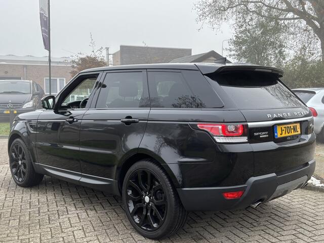 Land Rover RANGE ROVER SPORT 3.0 TDV6 Zwart 2017 Panodak 22"