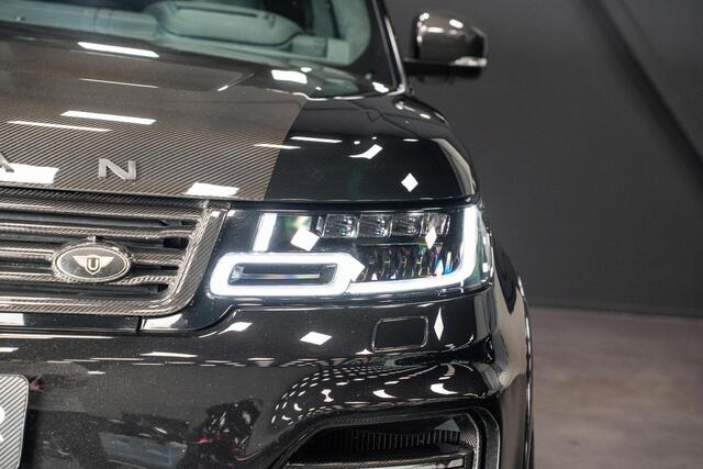 Land Rover RANGE ROVER SPORT 5.0 V8 SC SVR *URBAN / Meridian / Sport-uitlaat / Panorama / Carbon / Keyless*