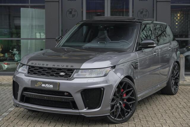Land Rover RANGE ROVER SPORT P575 SVR 575pk Panoramadak *BTW* Carbon pakket Head-up Softclose 24" LMV Vossen