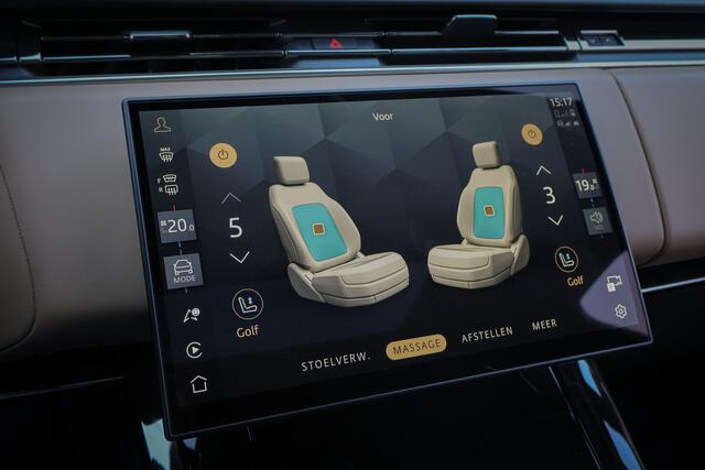 Land Rover RANGE ROVER SPORT 3.0 P550e Autobiography PHEV | ADAPTIVE CRUISE | SOFTCLOSE | MASSAGE | STOELVERWARMING & VERKOELING | STUURVERWARMING | SUEDE HEMEL | 23 INCH | APPLE CARPLAY | ACHTERASBESTURING |