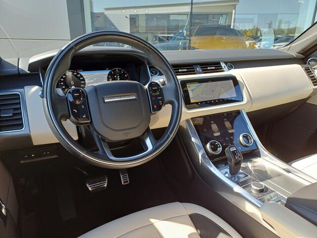 Land Rover RANGE ROVER SPORT P400e 404pk AWD HSE Dynamic | NL Auto | British Racing Green | Ivory leder | Adaptive Cruise | Panoramadak |
