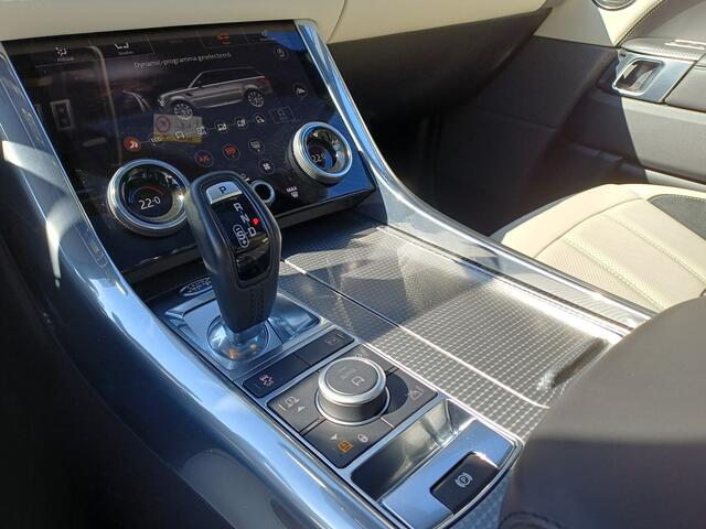 Land Rover RANGE ROVER SPORT P400e 404pk AWD HSE Dynamic | NL Auto | British Racing Green | Ivory leder | Adaptive Cruise | Panoramadak |