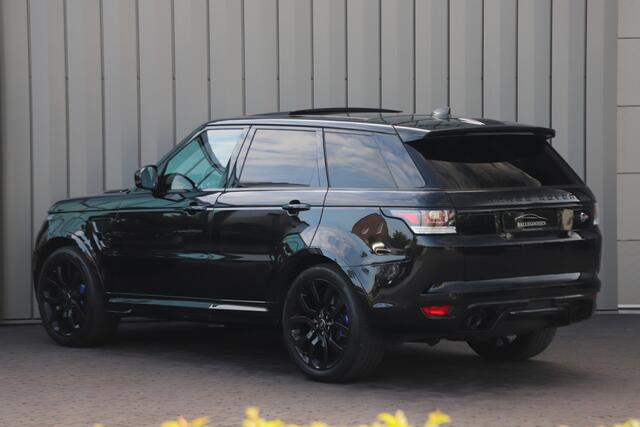 Land Rover RANGE ROVER SPORT 5.0 V8 Supercharged SVR | 550PK | Luchtvering | Keyless-go | Schaalstoelen | Carbon | Meridian 3D | Memory | 2017.