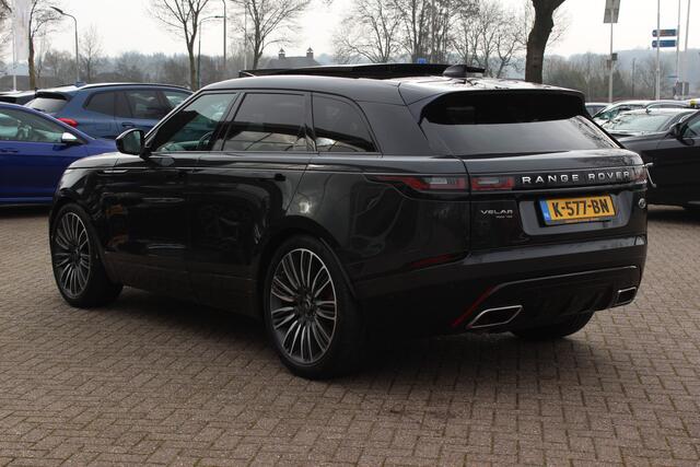 Land Rover Velar Range Rover 3.0 V6 SC AWD R-Dynamic S / Panoramadak / Camera / Leder / Meridian / 21'' / Stoelventilatie+Massage / Entertainment System / Keyless / Navigatie / Stoelverwarming 4x / Cruise Control