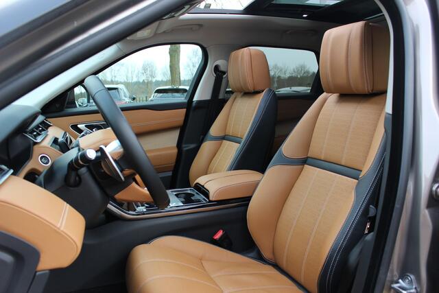 Land Rover Velar Range Rover 2.0 I4 AWD R-Dynamic HSE / Panoramadak / Camera / Head-up / Cognac Leder / 21'' / Meridian High End / Stoelmassage+Ventilatie+Verwarming / Keyless / Dodehoek / DAB / Cruise Control Adaptief