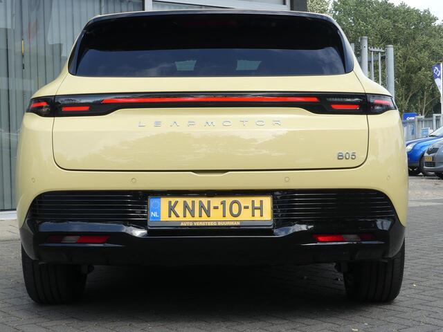 Leapmotor B05 ProMax Design 67.1 kWh Apple Capl/Andr Auto, 360 graden camera, Lichtmetalen Velgen, Stoel & stuurverwarming, Elek. achterklep, Navi,