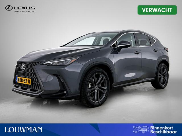Lexus NX 450h+ AWD Luxury Line | BTW voertuig | Blind Spot monitor | Stoel+stuurwielverwarming | Cruise control Adaptive | Parkeersensoren Voor+achter | Elektrische achterklep | Draadloze telefoonlader | Apple CarPlay/Andr