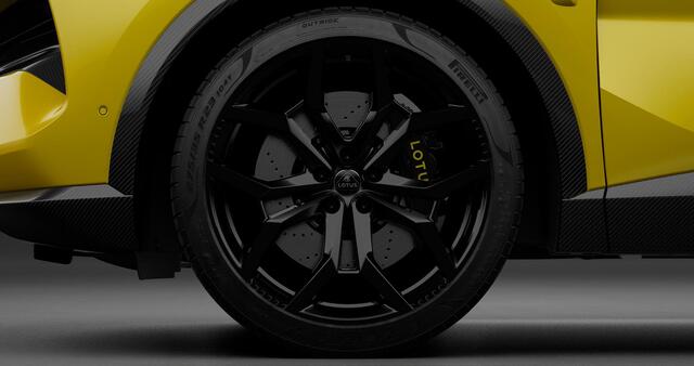 Lotus Eletre R 112kWh/906pk | Dyn. Handling Pack | Quartz Vegan int. | Int. glazen dak | 23" | Full Carbon