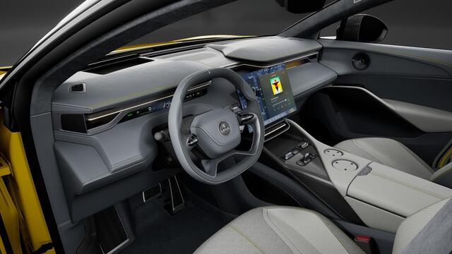 Lotus Eletre R 112kWh/906pk | Dyn. Handling Pack | Quartz Vegan int. | Int. glazen dak | 23" | Full Carbon