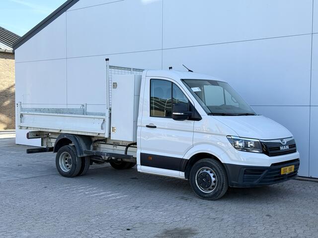 MAN TGE 5.120 2.0 Kipper Dubbellucht Carplay Trekhaak Airco Camera Benne Tipper