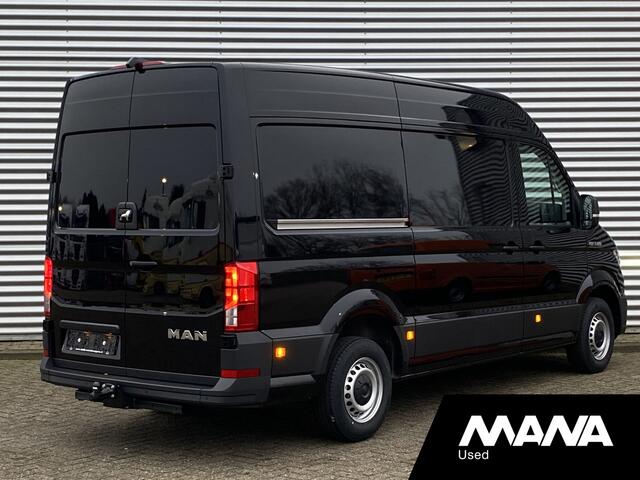 MAN TGE 3.180 L3H3 Automaat 180PK Zwart NIEUW MODEL ACC LED Trekhaak Carplay Camera Airco Navi Bluetooth