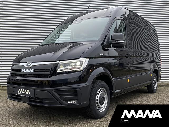 MAN TGE 3.180 L3H3 Automaat 180PK Zwart NIEUW MODEL ACC LED Trekhaak Carplay Camera Airco Navi Bluetooth