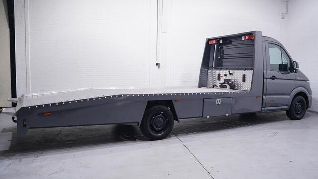 MAN TGE 2.0 TDI 140 pk Autotransporter Airco, Luchtvering Apple Carplay, Trekhaak 3.500 kg, Cruise Control, BPM vrij, 3-Zits