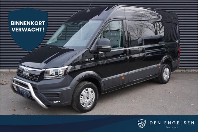 MAN TGE 140pk Facelift L3H3/L2H2 Navigatie Trekhaak Apple Carplay Camera Betimmering Cruise control 3-zits Stoelverwarming Bullbar