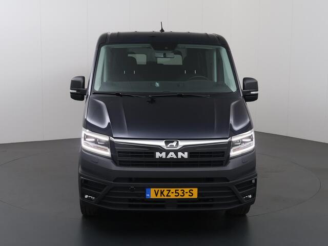 MAN TGE 35 | 2.0 TDI 177 PK AUT. | 4X4 | DUBBEL CABINE | LUCHTVERING | STOEL/STUURWIEL VERWARMING | CAMERA | ALARM | CLIMATE CONTROL | LED LAMPEN | METALLIC | CARPLAY | ANDROID AUTO | 5-ZITS | NL AUTO | VOL IN OPTIES